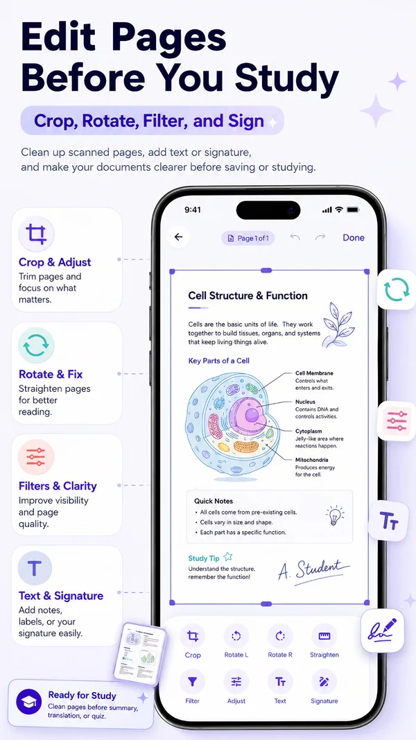 Studiva page editor screenshot.